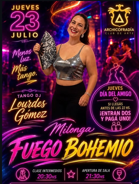 Milonga FUEGO BOHEMIO